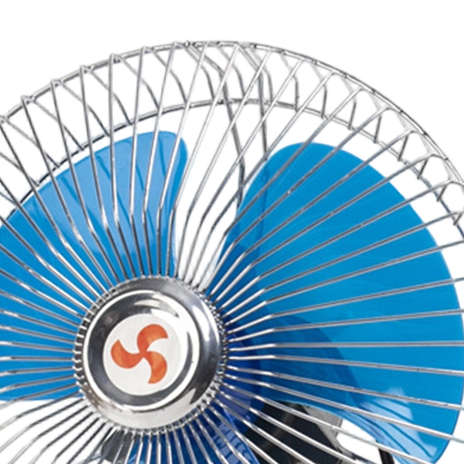 Oscillating Fan Clip - 車用冷却ファン 24V 車両自動振動クリップファン 自動振動車冷却ツール 自動車トラックセダン SUV