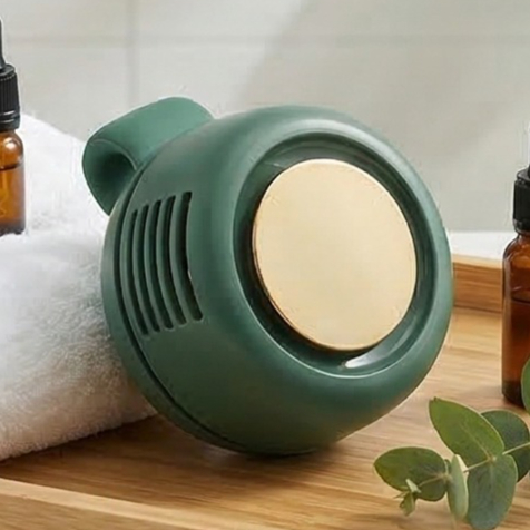 Oscillating Fan Clip - ポータブルネックウエストファン ミニクリップファン 電動エアクーリングファン 900mah USBブレードレスファン ポータブルエアクーラー