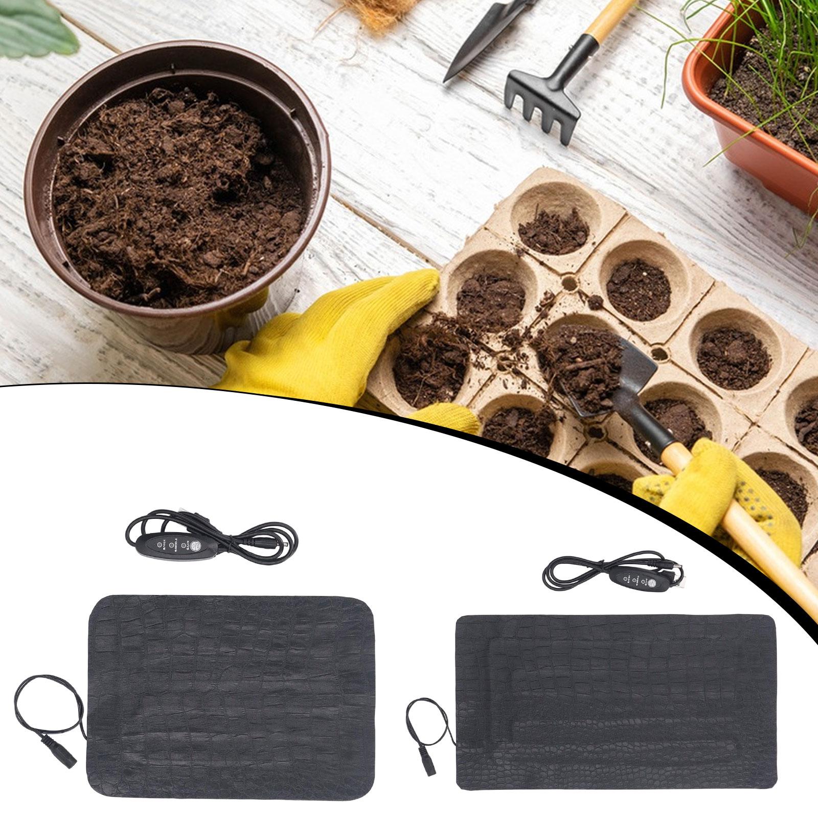 Seedling Heat Pad - 苗用加熱マット、植物用ヒートパッド、3段階温度設定、水耕栽培対応