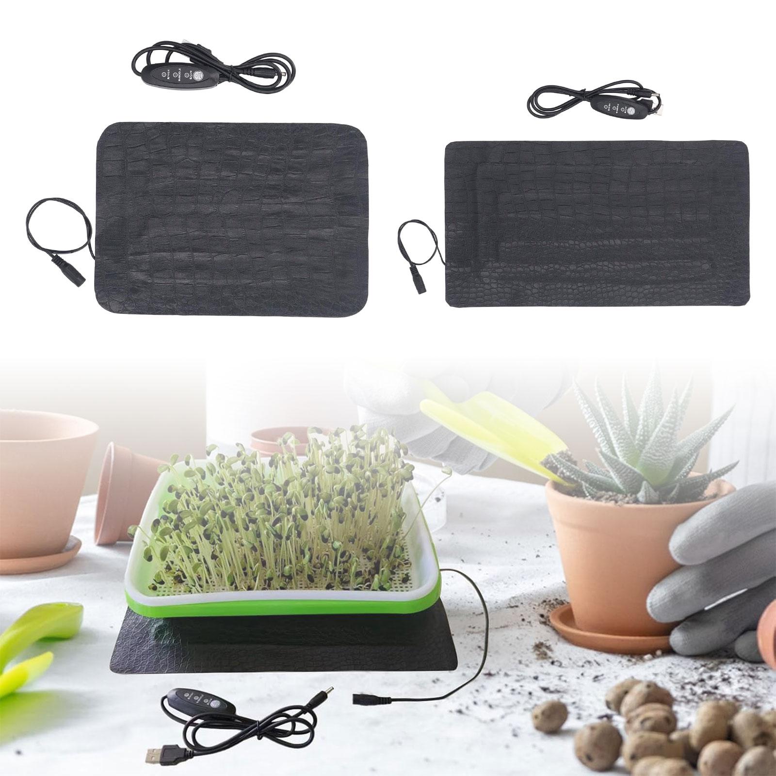 苗床用ヒートマット 室内植物育成 水耕栽培用ヒートパッド 家 - Seedling Heat Pad のレビューと価格