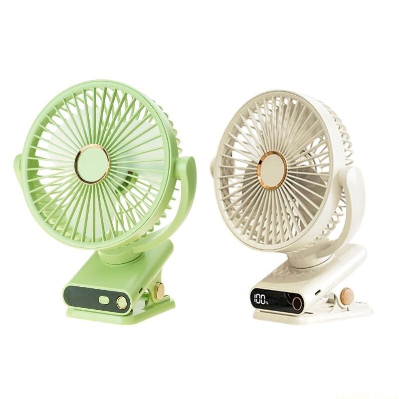 D0AB 調節可能なクリップオンミニファン USB 充電式静 - Oscillating Fan Clip のレビューと価格