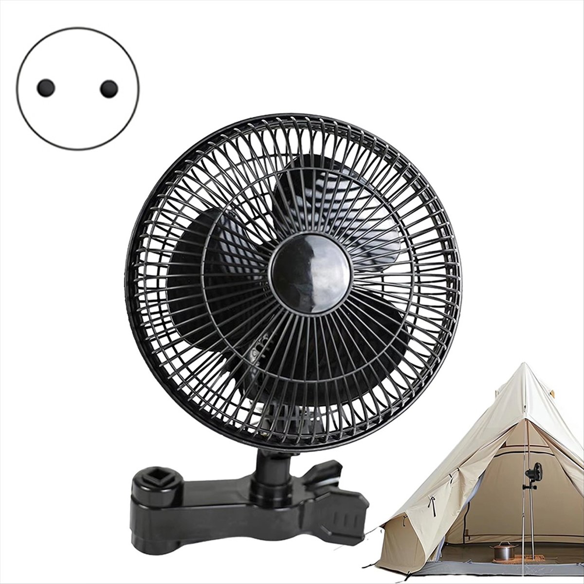 ABKM グロウテントクリップファン 静かな振動換気装置 水 - Oscillating Fan Clip のレビューと価格
